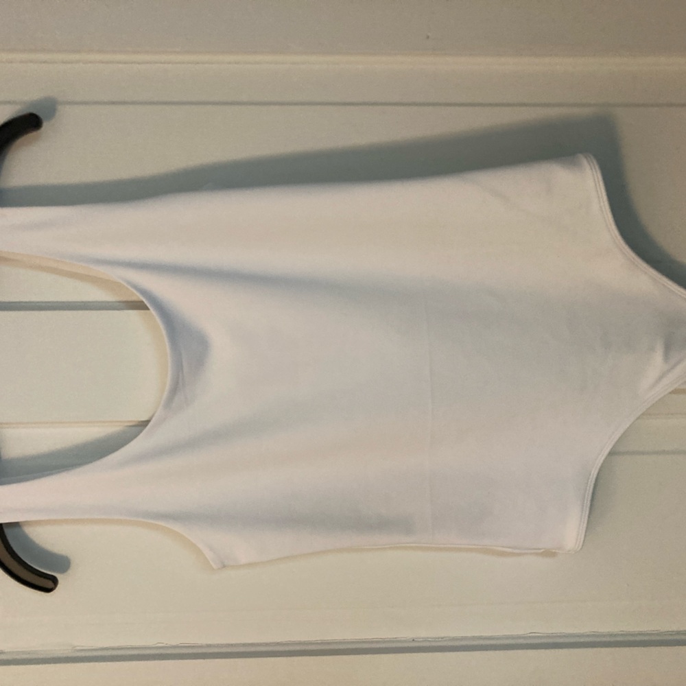 Express white bodysuit tank NWT